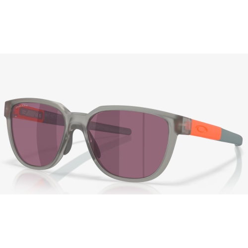 Oakley Actuator Sunglasses Matte Transparent Grey Ink Frame Prizm Road Black Lenses