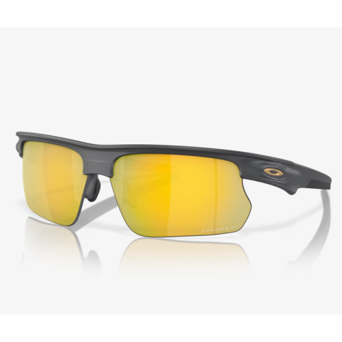 Oakley BiSphaera Sunglasses Matte Carbon Frame Prizm 24k Polarized Lenses