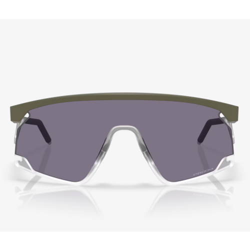 Oakley BXTR Metal Sunglasses Matte Moss Frame Prizm Grey Lenses