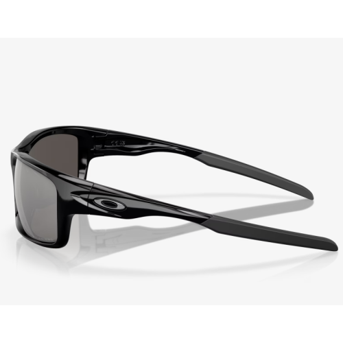 Oakley Canteen Sunglasses Polished Black Frame Chrome Iridium Polarized Lenses