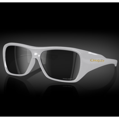 Oakley Chaminade Sunglasses Pearl White Frame Black Lenses