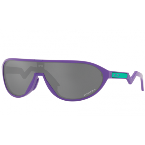 Oakley CMDN Sunglasses Electric Purple Frame Prizm Black Lenses