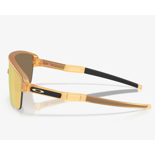 Oakley Corridor SQ Sunglasses Matte Transparent Light Curry Frame Prizm 24k Lenses