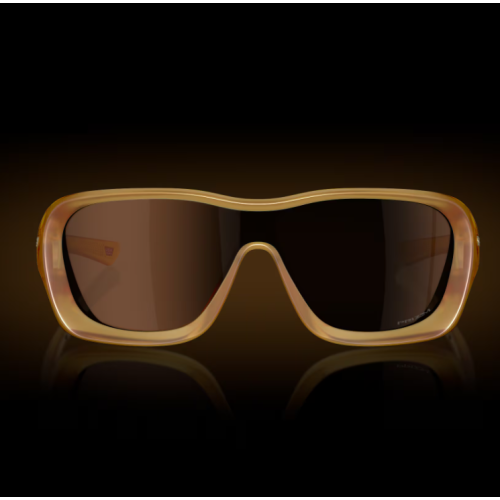 Oakley De La Salle Sunglasses Matte Trans Light Curry Frame Prizm Tungsten Lenses