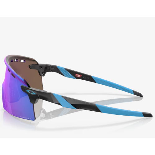 Oakley Encoder Strike Sunglasses Matte Black Frame Prizm Sapphire Lenses