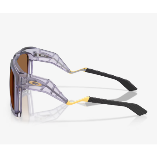 Oakley Enigma Ink Sunglasses Matte Translucent Lilac Frame Prizm Bronze Lenses