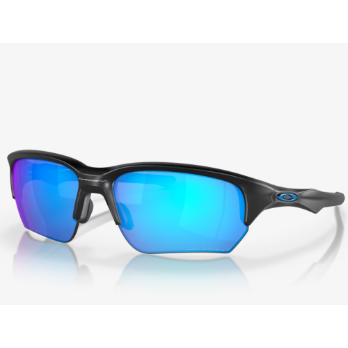 Oakley Flak® Beta Sunglasses Matte Black Frame Sapphire Iridium Polarized Lenses