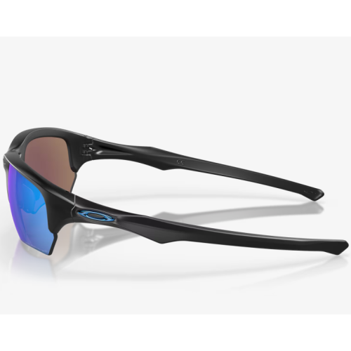 Oakley Flak® Beta Sunglasses Matte Black Frame Sapphire Iridium Polarized Lenses