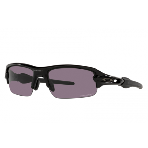 Oakley Flak Sunglasses Polished Black Frame Prizm Grey Lenses
