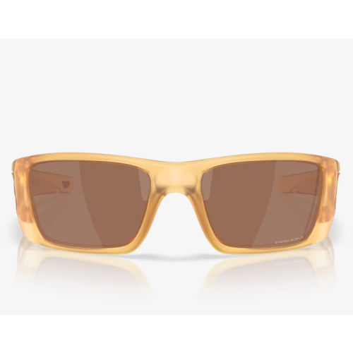 Oakley Fuel Cell Sunglasses Matte Transparent Light Curry Frame Prizm Tungsten Lenses