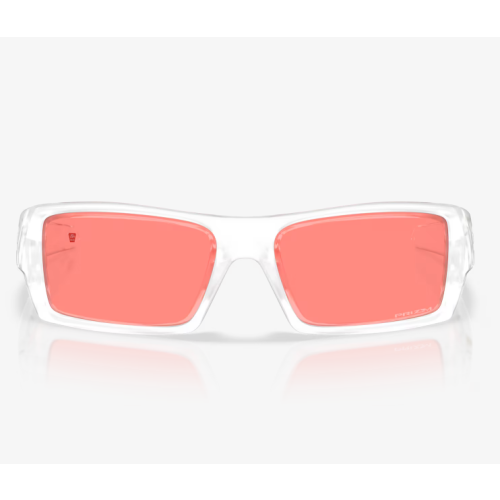 Oakley Gascan Sunglasses Matte Clear Frame Prizm Peach Lenses