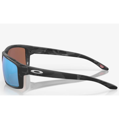 Oakley Gibston Sunglasses Matte Black Camo Frame Prizm Deep Water Polarized Lenses 