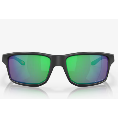 Oakley Gibston Sunglasses Matte Black Frame Prizm Jade Lenses