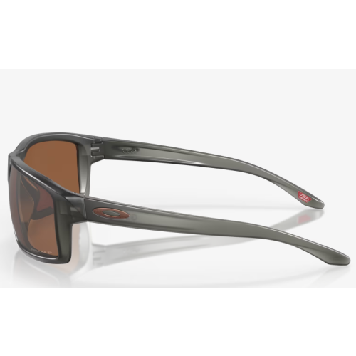 Oakley Gibston Sunglasses Matte Grey Smoke Frame Prizm Tungsten Polarized Lenses