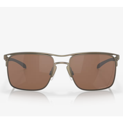 Oakley Holbrook TI Sunglasses Satin Pewter Frame Prizm Tungsten Polarized Lenses