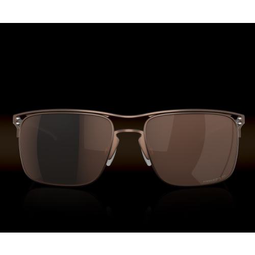 Oakley Holbrook TI Sunglasses Satin Toast Frame Prizm Tungsten Polarized Lenses