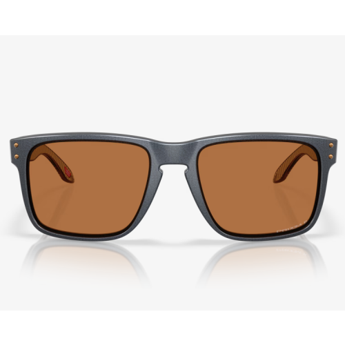 Oakley Holbrook XL Sunglasses Blue Steel Frame Prizm Bronze Polarized Lenses
