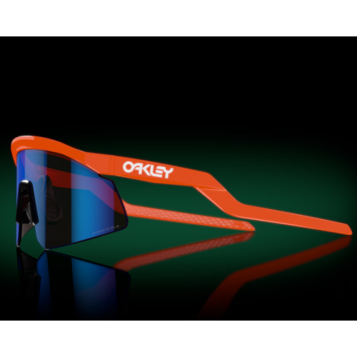 Oakley Hydra Sunglasses Neon Orange Frame Prizm Sapphire Lenses