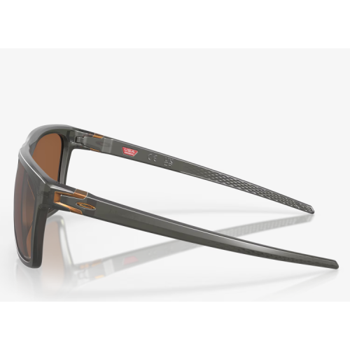 Oakley Leffingwell Sunglasses Matte Grey Smoke Frame Prizm Tungsten Lenses