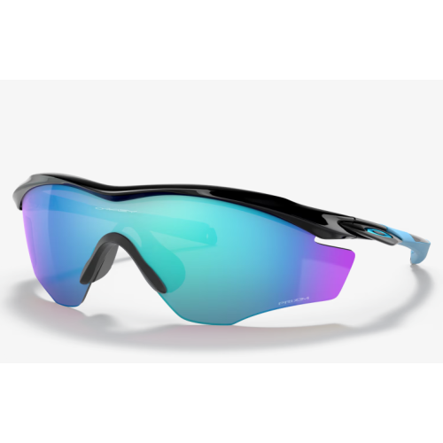 Oakley M2 Frame Sunglasses Polished Black Frame Prizm Sapphire Lenses