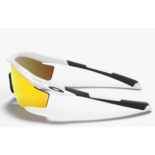Oakley M2 Frame Sunglasses Polished White Frame Fire Iridium Lenses