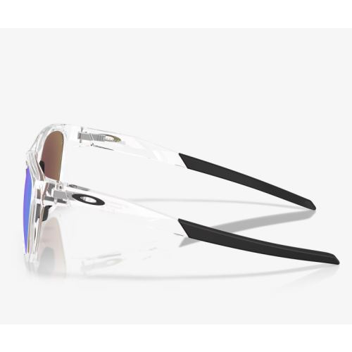 Oakley Paracord Sunglasses Polished Clear Frame Prizm Sapphire Lenses