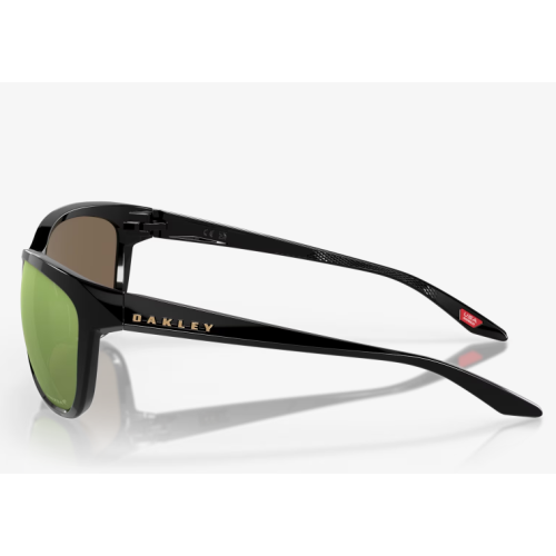 Oakley Pasque Sunglasses Polished Black Frame Prizm Rose Gold Polarized Lenses