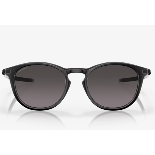 Oakley Pitchman Sunglasses Satin Black Frame Prizm Grey Gradient Lenses