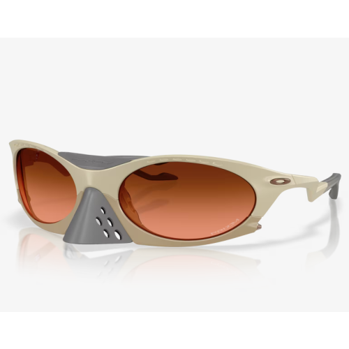 Oakley Plantaris Sunglasses Matte Sand Frame Prizm Brown Gradient Lenses