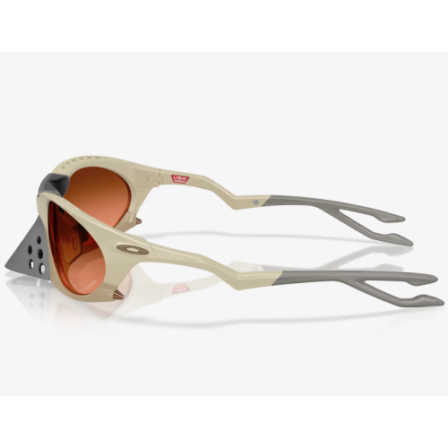 Oakley Plantaris Sunglasses Matte Sand Frame Prizm Brown Gradient Lenses