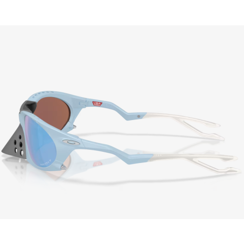 Oakley Plantaris Sunglasses Matte Stonewash Frame Prizm Deep Water Polarized Lenses