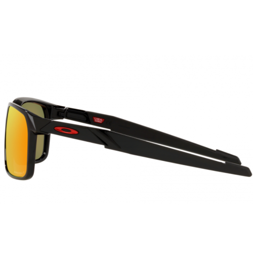 Oakley Portal X Sunglasses Polished Black Frame Prizm Ruby Polarized Lenses