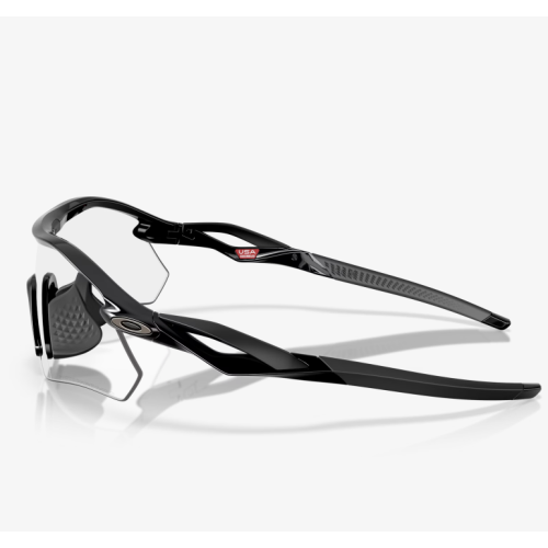 Oakley Radar® Plate​ Sunglasses Polished Black Frame Clear To Black Iridium