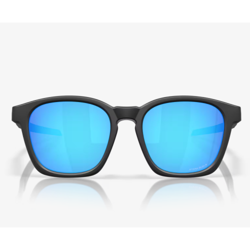 Oakley Shackle Sunglasses Matte Black Frame Prizm Sapphire Lenses