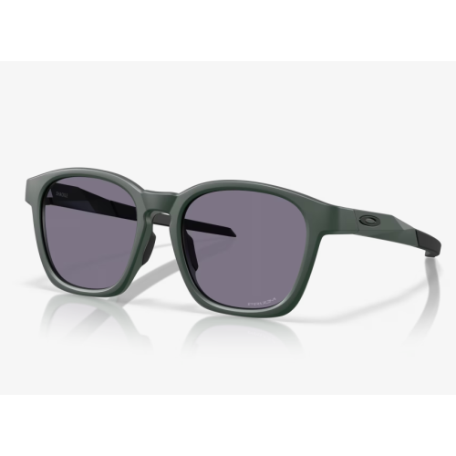 Oakley Shackle Sunglasses Matte Hunter Green Frame Prizm Grey Lenses