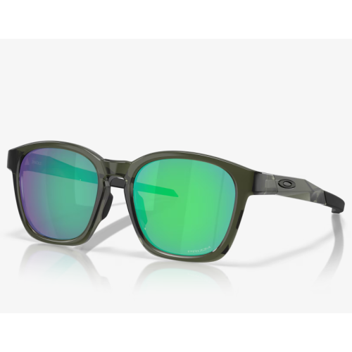 Oakley Shackle Sunglasses Olive Ink Frame Prizm Jade Lenses