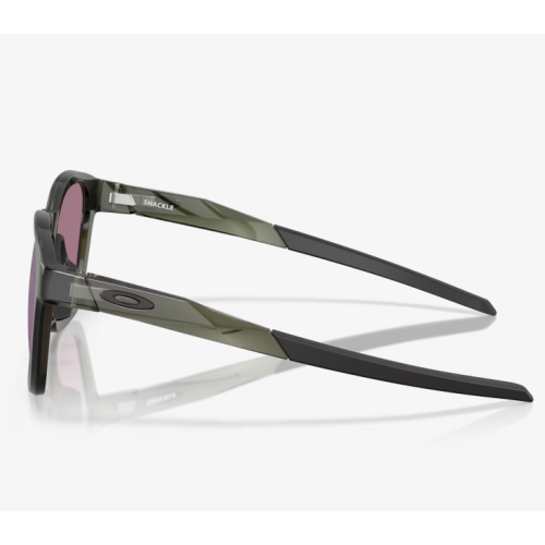 Oakley Shackle Sunglasses Olive Ink Frame Prizm Jade Lenses