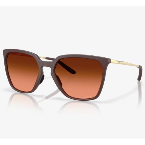 Oakley Sielo SQ Sunglasses Matte Grenache Frame Prizm Brown Gradient Lenses