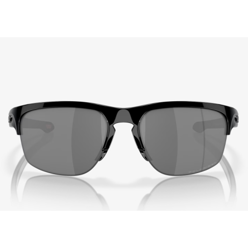 Oakley Sliver Edge Sunglasses Polished Black Frame Black Iridium Polarized Lenses
