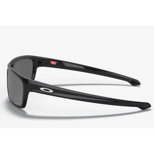 Oakley Sliver Stealth Sunglasses Polished Black Frame Black Iridium Polarized Lenses
