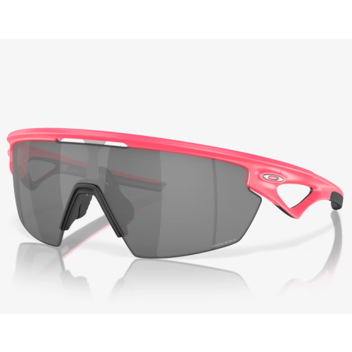 Oakley Sphaera Sunglasses Matte Neon Pink Frame Prizm Black Lenses
