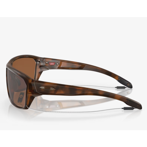 Oakley Split Shot Sunglasses Matte Tortoise Frame Prizm Tungsten Polarized Lenses