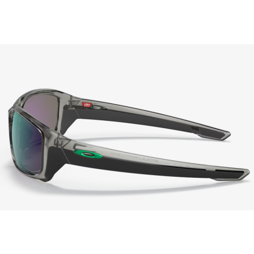 Oakley Straightlink Sunglasses Grey Ink Frame Prizm Jade Lenses