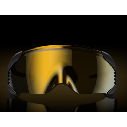 Oakley Velo Kato Sunglasses Matte Carbon Frame Prizm 24k Lenses