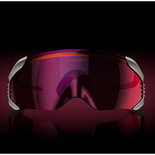 Oakley Velo Kato Sunglasses Matte White Frame Prizm Road Lenses