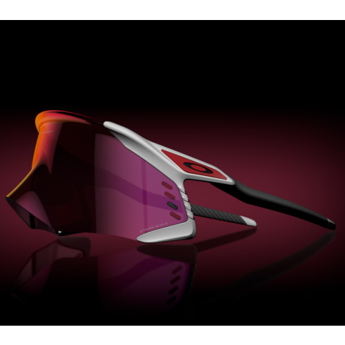 Oakley Velo Kato Sunglasses Matte White Frame Prizm Road Lenses