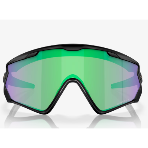Oakley Wind Jacket 2.0 Sunglasses Matte Black Frame Prizm Road Jade Lenses