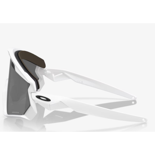 Oakley Wind Jacket 2.0 Sunglasses Matte White Frame Prizm Black Lenses