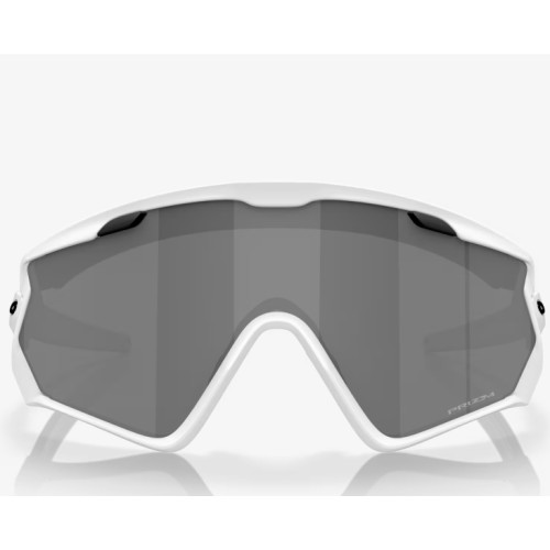 Oakley Wind Jacket 2.0 Sunglasses Matte White Frame Prizm Black Lenses