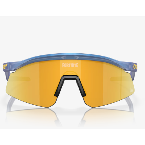 Oakley X Fortnite Hydra Sunglasses Matte Cyan Blue Clear Shift Frame Prizm 24k Lenses
